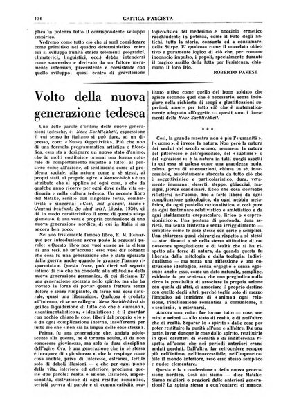 Critica fascista rivista quindicinale del fascismo diretta da Giuseppe Bottai