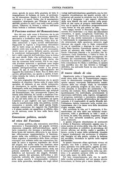 Critica fascista rivista quindicinale del fascismo diretta da Giuseppe Bottai