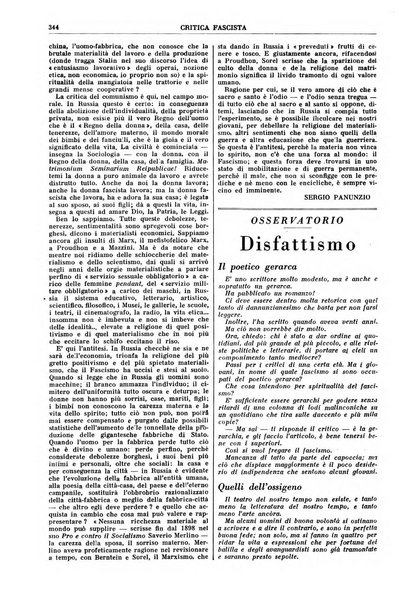 Critica fascista rivista quindicinale del fascismo diretta da Giuseppe Bottai