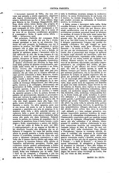 Critica fascista rivista quindicinale del fascismo diretta da Giuseppe Bottai