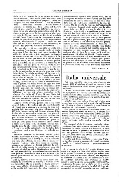 Critica fascista rivista quindicinale del fascismo diretta da Giuseppe Bottai