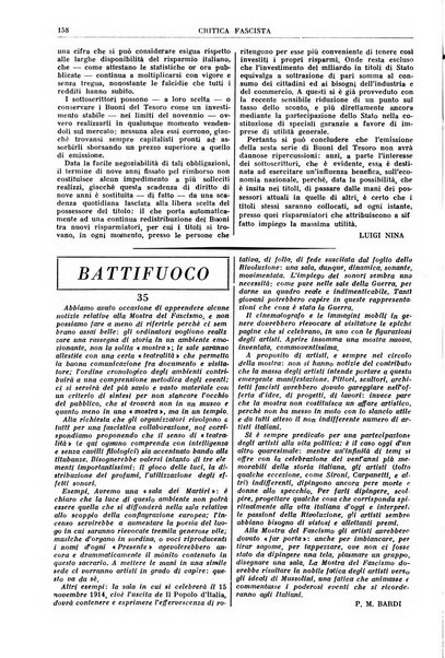 Critica fascista rivista quindicinale del fascismo diretta da Giuseppe Bottai