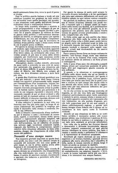 Critica fascista rivista quindicinale del fascismo diretta da Giuseppe Bottai