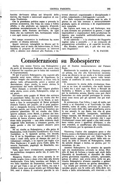 Critica fascista rivista quindicinale del fascismo diretta da Giuseppe Bottai