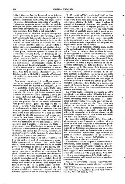 Critica fascista rivista quindicinale del fascismo diretta da Giuseppe Bottai