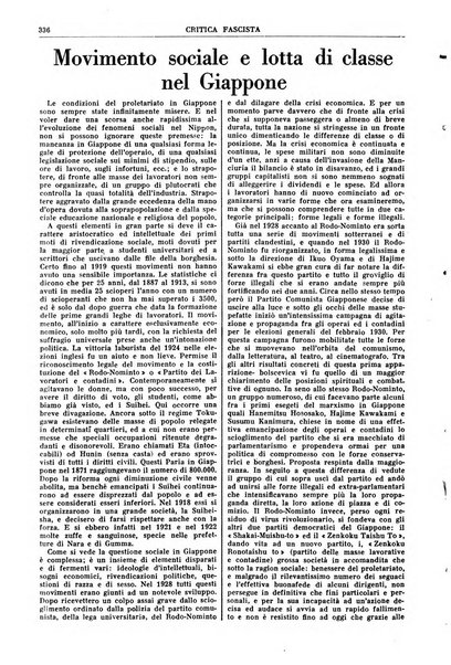 Critica fascista rivista quindicinale del fascismo diretta da Giuseppe Bottai