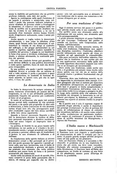 Critica fascista rivista quindicinale del fascismo diretta da Giuseppe Bottai