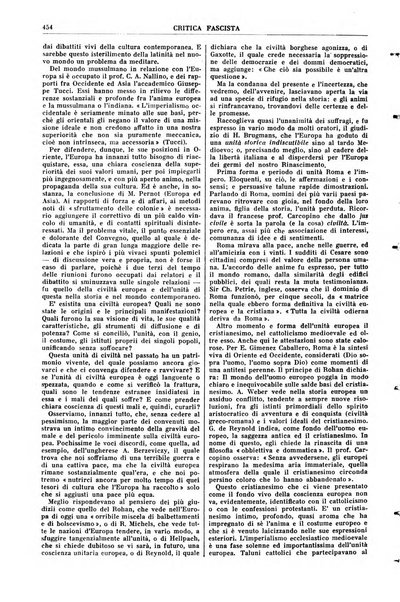 Critica fascista rivista quindicinale del fascismo diretta da Giuseppe Bottai