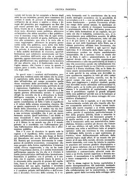 Critica fascista rivista quindicinale del fascismo diretta da Giuseppe Bottai