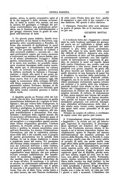 Critica fascista rivista quindicinale del fascismo diretta da Giuseppe Bottai