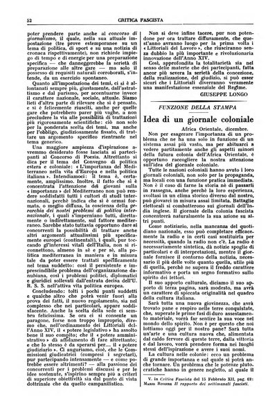 Critica fascista rivista quindicinale del fascismo diretta da Giuseppe Bottai