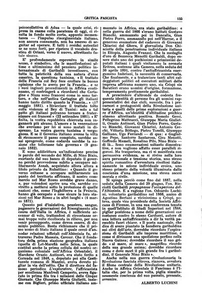 Critica fascista rivista quindicinale del fascismo diretta da Giuseppe Bottai