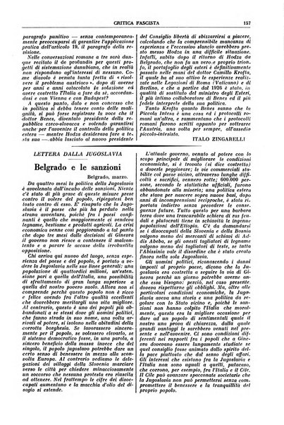 Critica fascista rivista quindicinale del fascismo diretta da Giuseppe Bottai