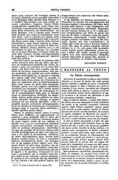 Critica fascista rivista quindicinale del fascismo diretta da Giuseppe Bottai