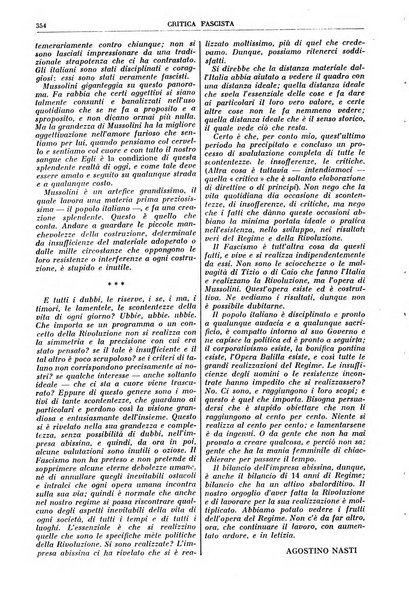 Critica fascista rivista quindicinale del fascismo diretta da Giuseppe Bottai