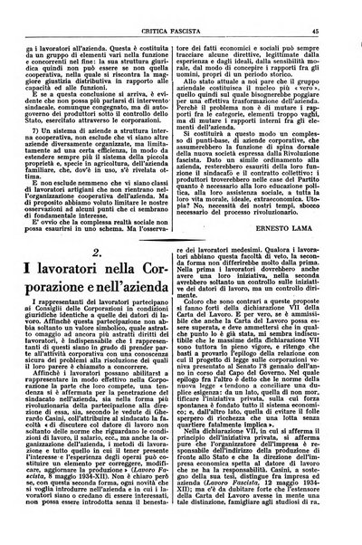 Critica fascista rivista quindicinale del fascismo diretta da Giuseppe Bottai