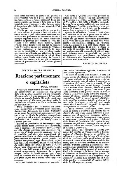 Critica fascista rivista quindicinale del fascismo diretta da Giuseppe Bottai