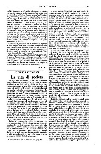 Critica fascista rivista quindicinale del fascismo diretta da Giuseppe Bottai