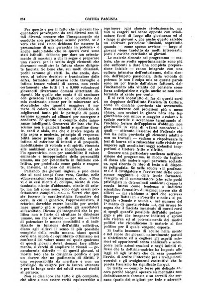 Critica fascista rivista quindicinale del fascismo diretta da Giuseppe Bottai