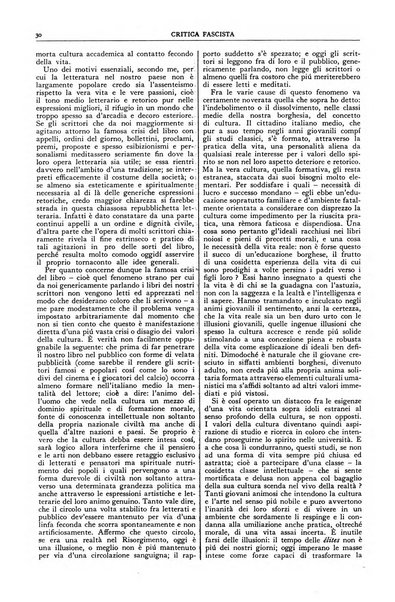 Critica fascista rivista quindicinale del fascismo diretta da Giuseppe Bottai