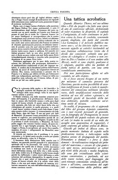 Critica fascista rivista quindicinale del fascismo diretta da Giuseppe Bottai