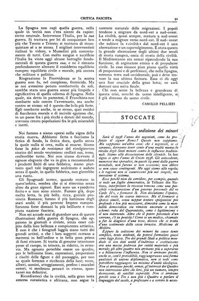 Critica fascista rivista quindicinale del fascismo diretta da Giuseppe Bottai