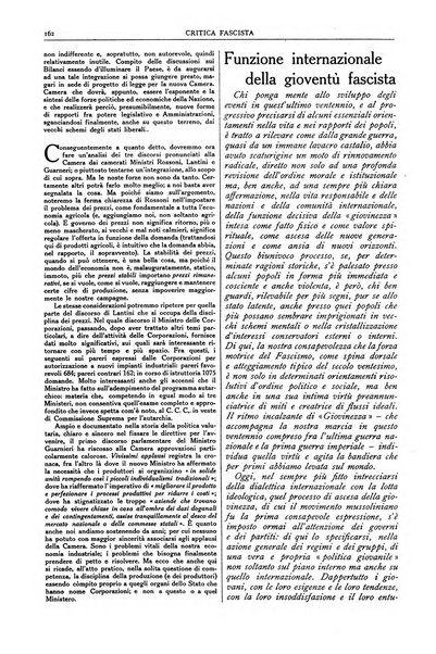 Critica fascista rivista quindicinale del fascismo diretta da Giuseppe Bottai