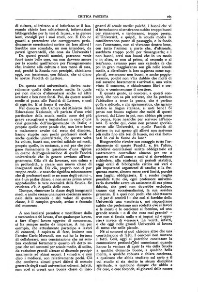 Critica fascista rivista quindicinale del fascismo diretta da Giuseppe Bottai