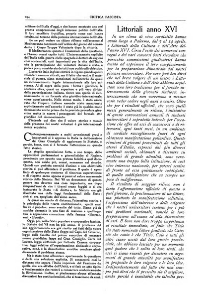 Critica fascista rivista quindicinale del fascismo diretta da Giuseppe Bottai