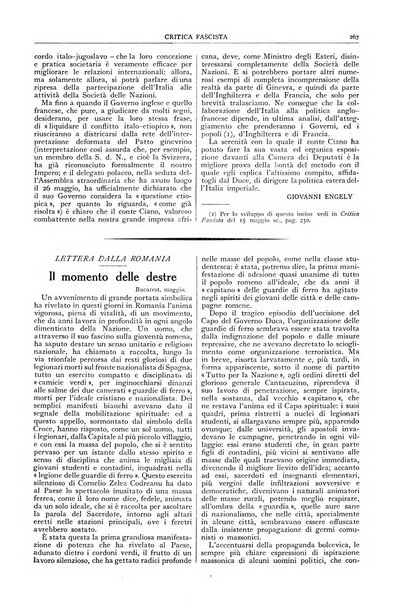 Critica fascista rivista quindicinale del fascismo diretta da Giuseppe Bottai