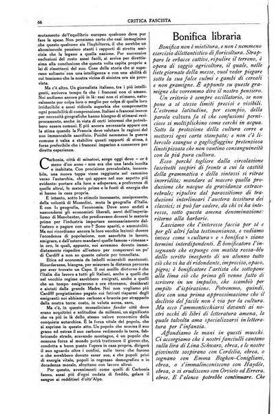 Critica fascista rivista quindicinale del fascismo diretta da Giuseppe Bottai