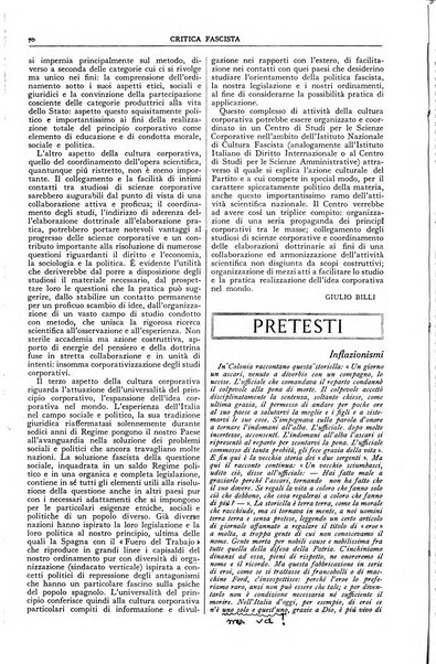 Critica fascista rivista quindicinale del fascismo diretta da Giuseppe Bottai