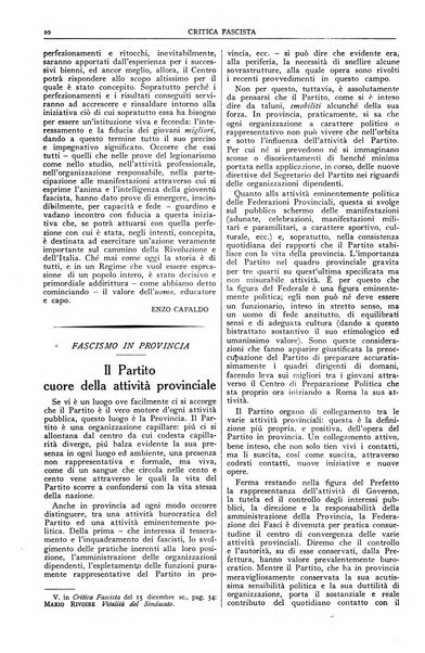 Critica fascista rivista quindicinale del fascismo diretta da Giuseppe Bottai