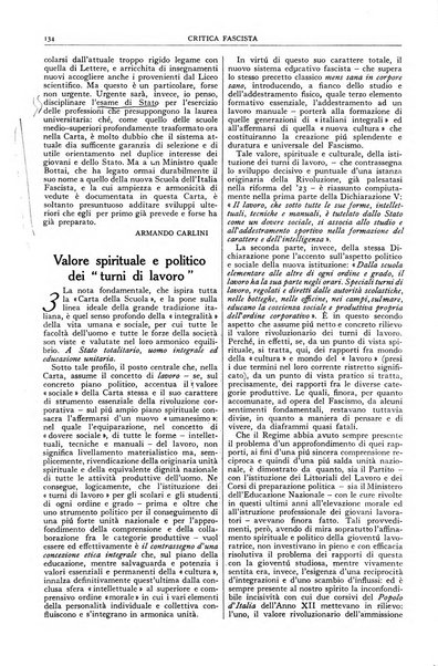 Critica fascista rivista quindicinale del fascismo diretta da Giuseppe Bottai