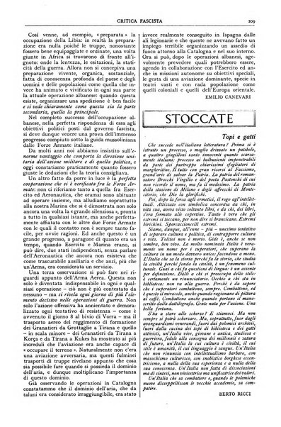 Critica fascista rivista quindicinale del fascismo diretta da Giuseppe Bottai