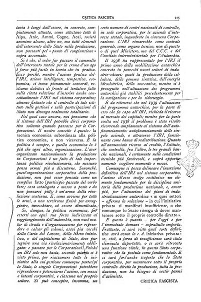 Critica fascista rivista quindicinale del fascismo diretta da Giuseppe Bottai