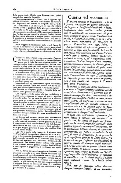 Critica fascista rivista quindicinale del fascismo diretta da Giuseppe Bottai