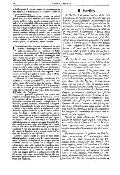 Critica fascista rivista quindicinale del fascismo diretta da Giuseppe Bottai