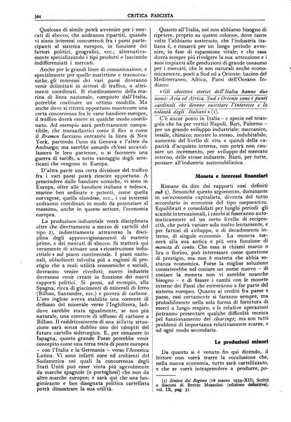 Critica fascista rivista quindicinale del fascismo diretta da Giuseppe Bottai