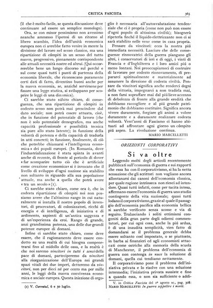 Critica fascista rivista quindicinale del fascismo diretta da Giuseppe Bottai