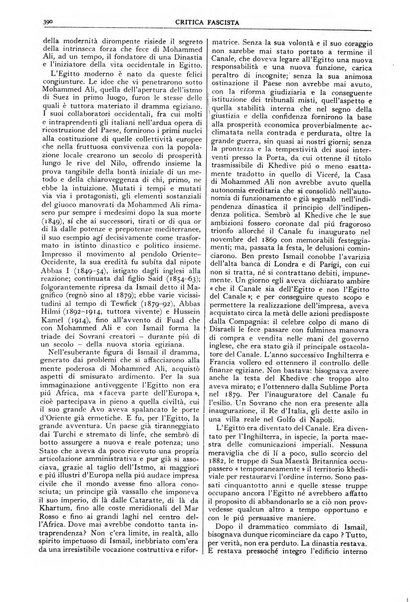 Critica fascista rivista quindicinale del fascismo diretta da Giuseppe Bottai