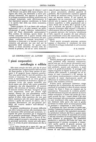 Critica fascista rivista quindicinale del fascismo diretta da Giuseppe Bottai