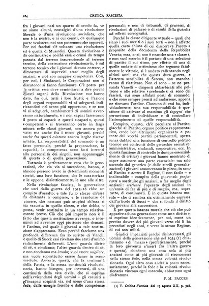 Critica fascista rivista quindicinale del fascismo diretta da Giuseppe Bottai