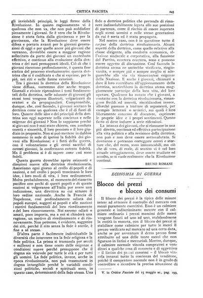 Critica fascista rivista quindicinale del fascismo diretta da Giuseppe Bottai