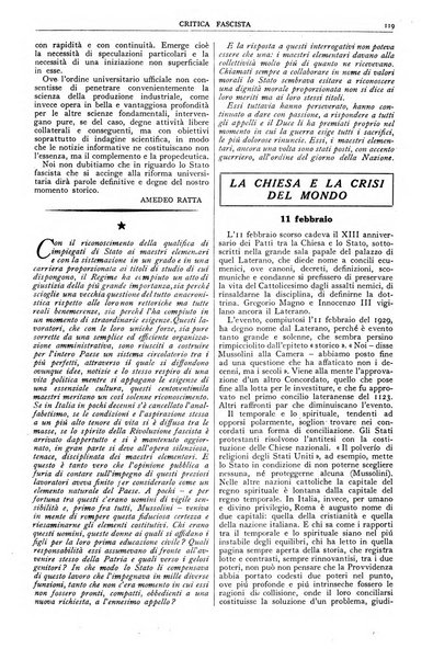 Critica fascista rivista quindicinale del fascismo diretta da Giuseppe Bottai