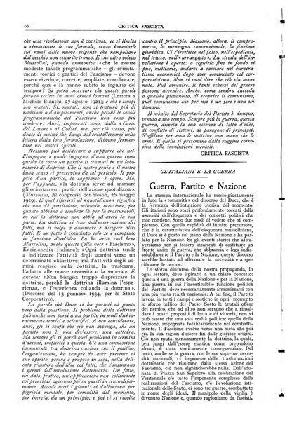 Critica fascista rivista quindicinale del fascismo diretta da Giuseppe Bottai