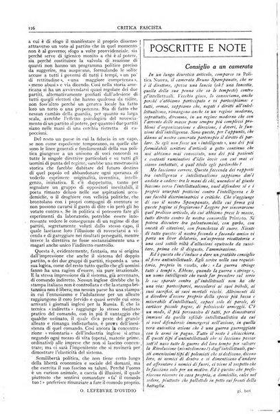 Critica fascista rivista quindicinale del fascismo diretta da Giuseppe Bottai