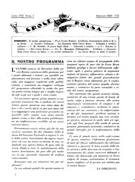 Croce rossa pubblicazione mensile del Comitato centrale