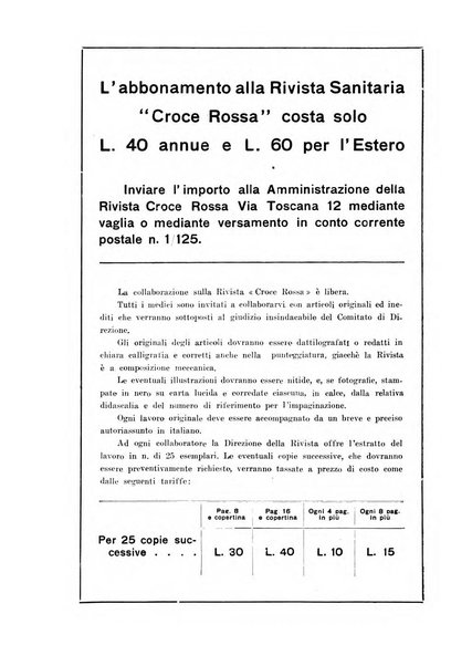 Croce rossa pubblicazione mensile del Comitato centrale