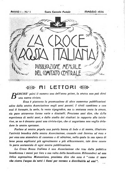 Croce rossa italiana giornale ufficiale del Comitato centrale